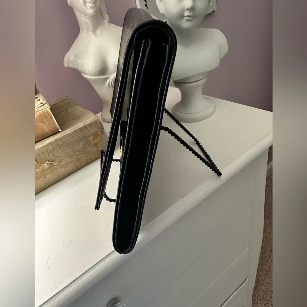 Louis Vuitton Black and Gold Epi Leather Clutch - Picture 9 of 12